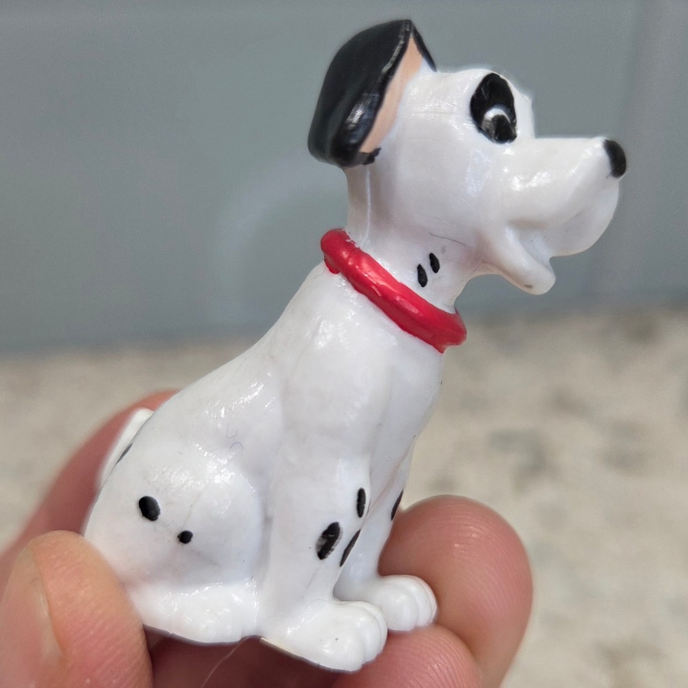 Disney Applause‎ 101 Dalmatians Puppy PVC Figurine Vintage Miniature Red Collar